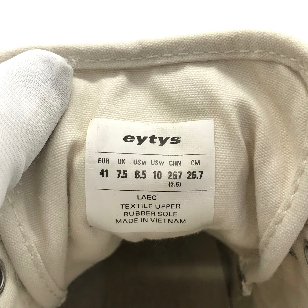 EYTYS | エイティーズ スニーカー ホワイト【倉吉店】