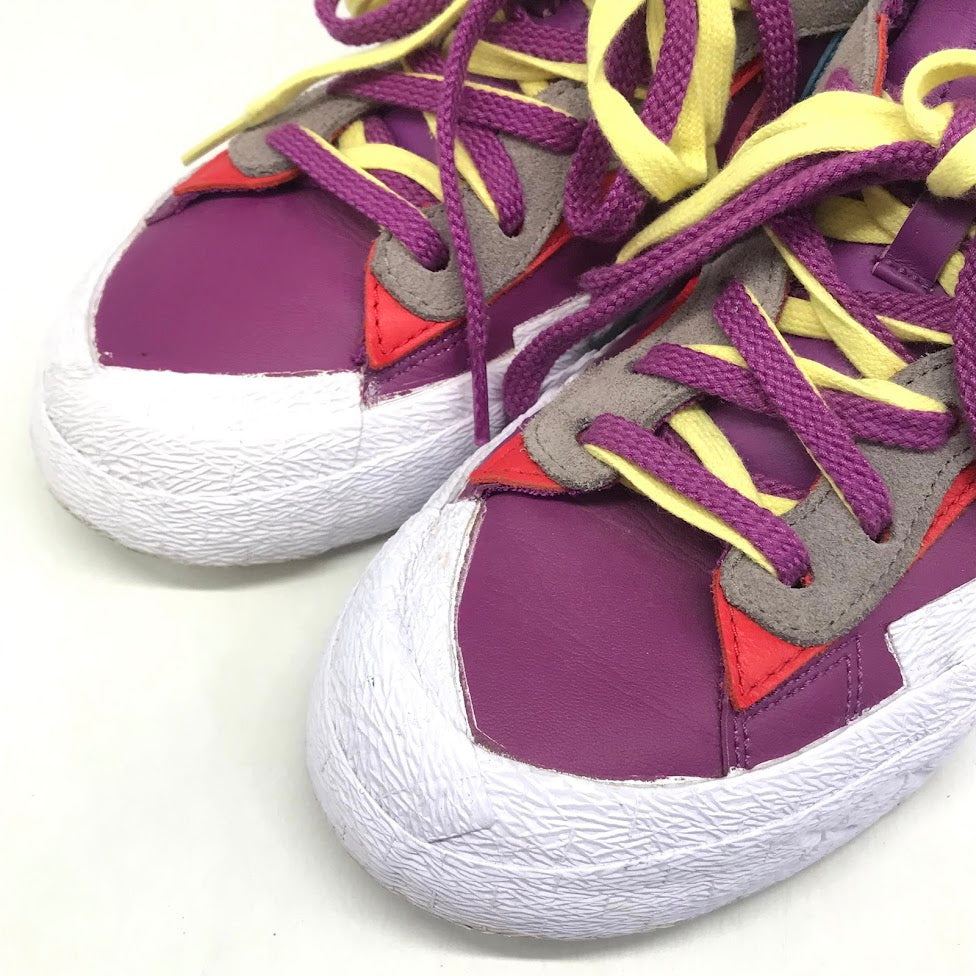 NIKE | ナイキ SACAI x KAWS BLAZER LOW ブレーザー ロー スニーカー DM7901-500 パープル 27.5cm【倉吉店】