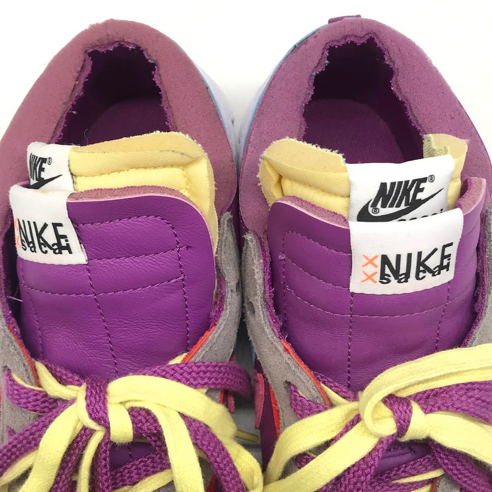 NIKE | ナイキ SACAI x KAWS BLAZER LOW ブレーザー ロー スニーカー DM7901-500 パープル 27.5cm【倉吉店】