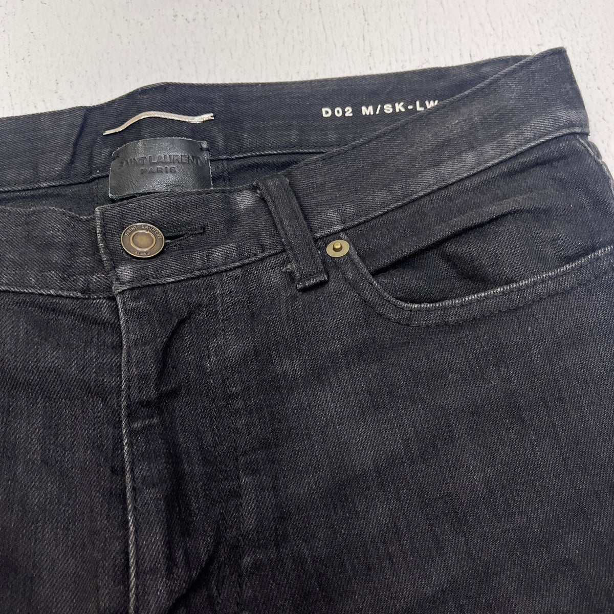 SAINT LAURENT | サンローラン 2015 パンツ 398561 ブラック【加古川店】