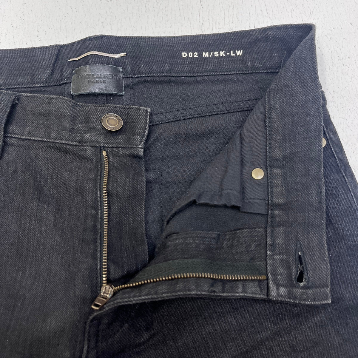 SAINT LAURENT | サンローラン 2015 パンツ 398561 ブラック【加古川店】