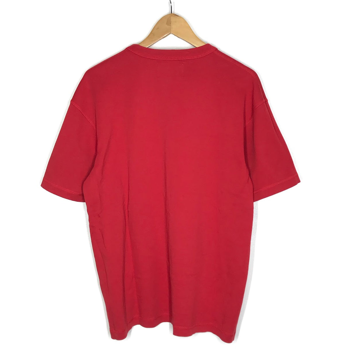 DROLE DE MONSIEUR｜ドロール・ド・ムッシュ SLOGAN NFPM T-SHIRT 半袖Ｔシャツ レッド サイズ：M【倉吉店】