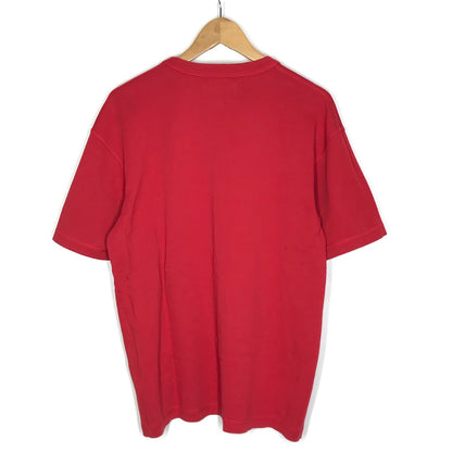 DROLE DE MONSIEUR｜ドロール・ド・ムッシュ SLOGAN NFPM T-SHIRT 半袖Ｔシャツ レッド サイズ：M【倉吉店】