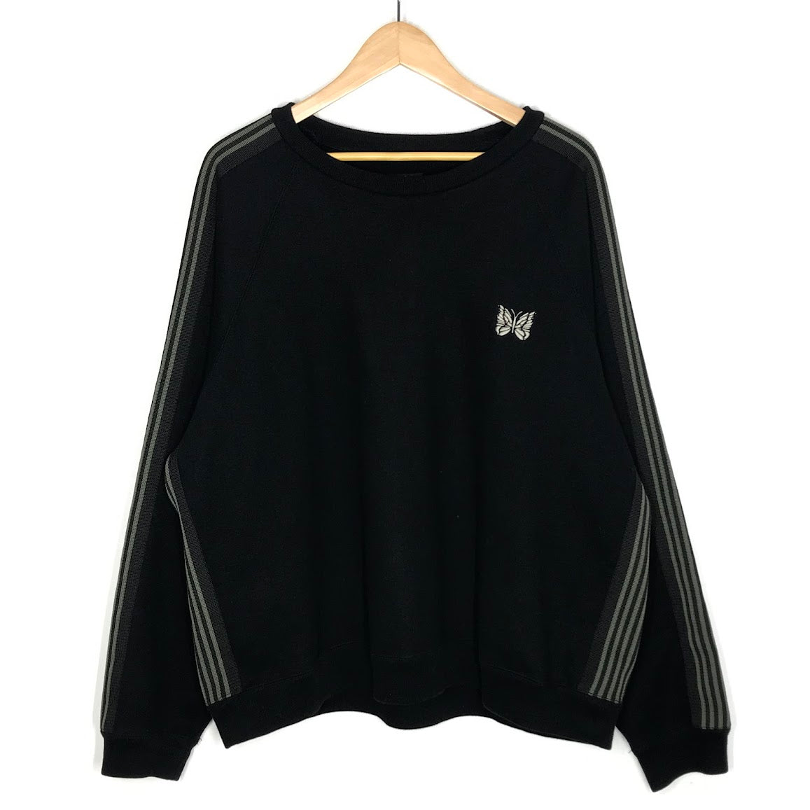Needles | ニードルス LHP別注 Track Crew Neck Shirt スウェット OT1613 ブラック サイズ：M【倉吉店】