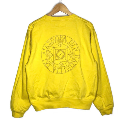Diaspora skateboards | ディアスポラスケートボーズ Chained Magic Circle Crewneck スウェット 24AW-DSP-SW03 イエロー サイズ：M【倉吉店】