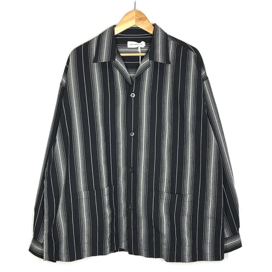 COOTIE | クーティー Dobby Chain Stripe L/S Cavana Shirt ストライプ 長袖シャツ CTE-26S413 ブラック サイズ：XL【倉吉店】