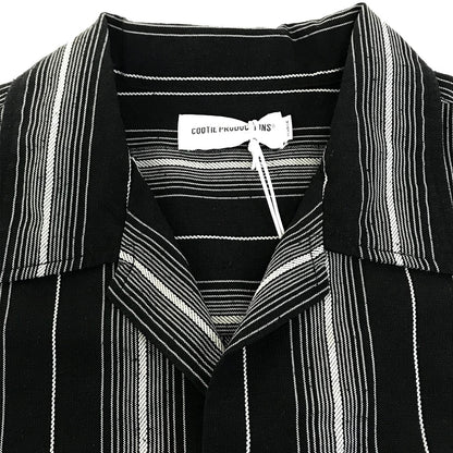 COOTIE | クーティー Dobby Chain Stripe L/S Cavana Shirt ストライプ 長袖シャツ CTE-26S413 ブラック サイズ：XL【倉吉店】