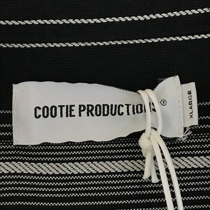 COOTIE | クーティー Dobby Chain Stripe L/S Cavana Shirt ストライプ 長袖シャツ CTE-26S413 ブラック サイズ：XL【倉吉店】