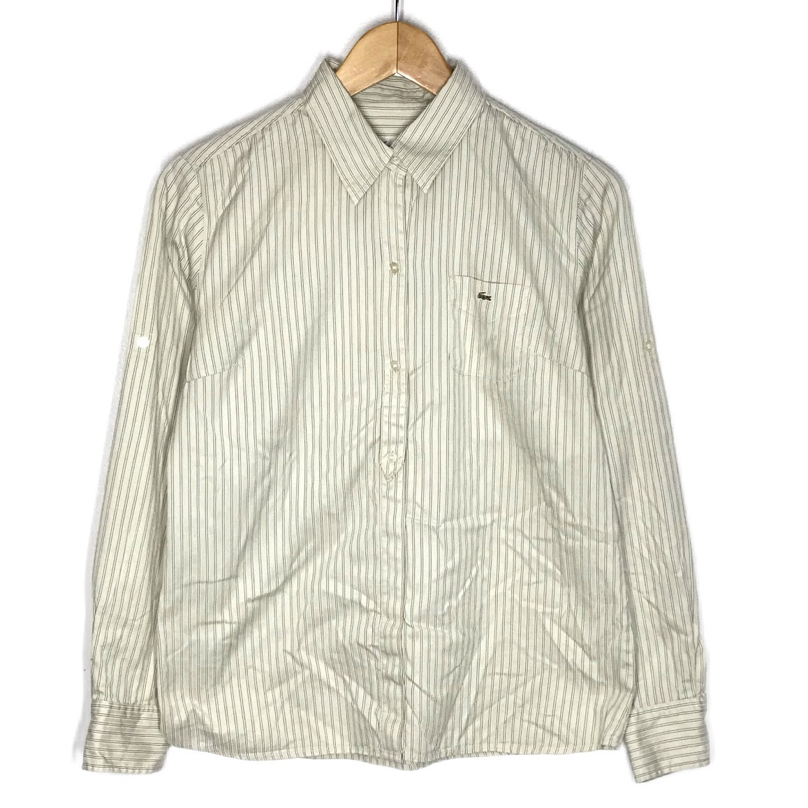 LACOSTE | ラコステ ストライプ柄 長袖シャツ CF267S サイズ：42【倉吉店】