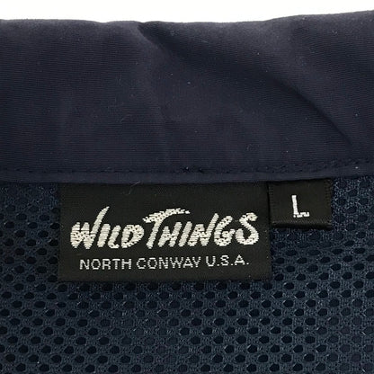 WILD THINGS | ワイルドシングス Supplex Camp S/S Shirt 半袖シャツ WT22012AD ネイビー サイズ：L【倉吉店】【代金引換不可・日時指定不可】【ポスト投函】