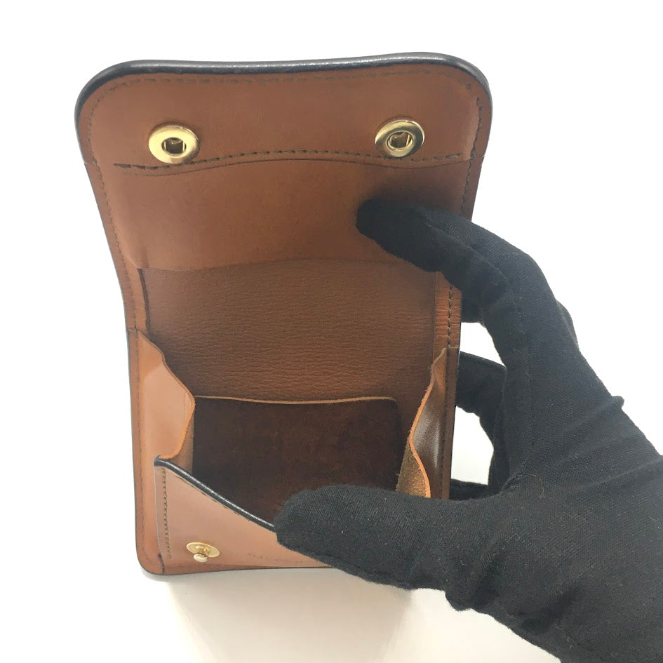 WILDSWANS | ワイルドスワンズ PALM(パーム) コンパクトウォレット 二つ折り財布 ブラウン【倉吉店】