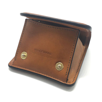WILDSWANS | ワイルドスワンズ PALM(パーム) コンパクトウォレット 二つ折り財布 ブラウン【倉吉店】