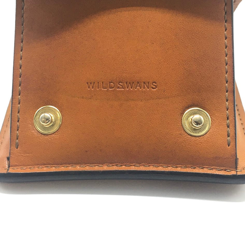 WILDSWANS | ワイルドスワンズ PALM(パーム) コンパクトウォレット 二つ折り財布 ブラウン【倉吉店】