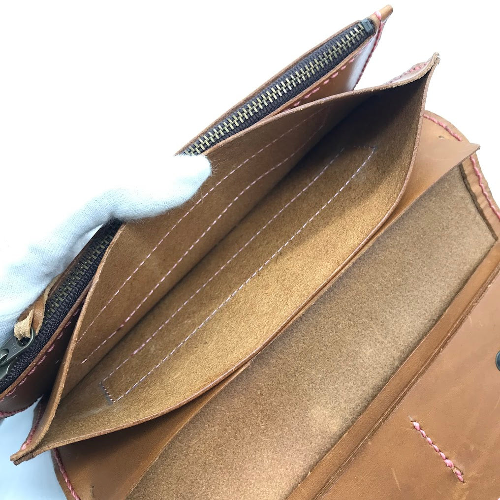 HATOHASI｜ハシハト　二つ折り長財布 長財布 ブラウン【倉吉店】