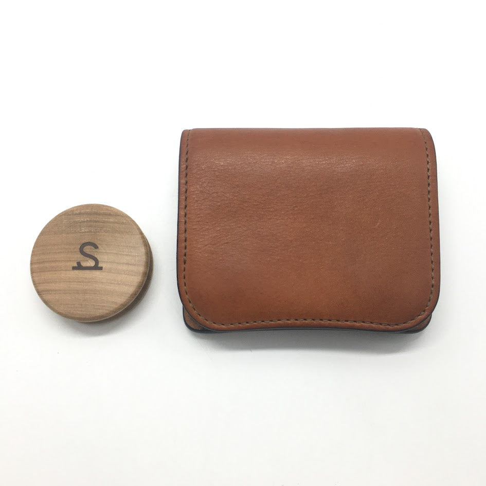 WILDSWANS | ワイルドスワンズ PALM(パーム) コンパクトウォレット 二つ折り財布 ブラウン【倉吉店】