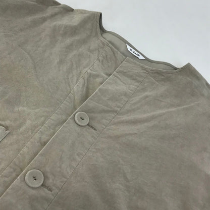 LE GLAZIK | ルグラジック コーデュロイ ノーカラージャケット その他アウター JL-3721 グレー サイズ：36【倉吉店】