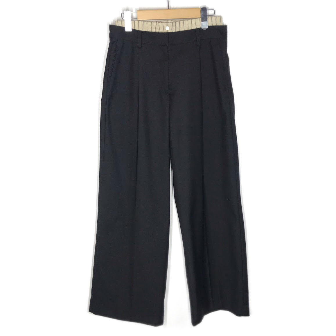 TODAYFUL | トゥデイフル Double Waist Trousers ダブルウエスト トラウザーパンツ パンツ 12410715 ブラック サイズ：38【倉吉店】
