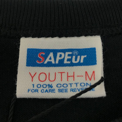 SAPEur | サプール 浜田雅功 MASATOSHI HAMADA 半袖Ｔシャツ A0025-103 ブラック サイズ：M【倉吉店】