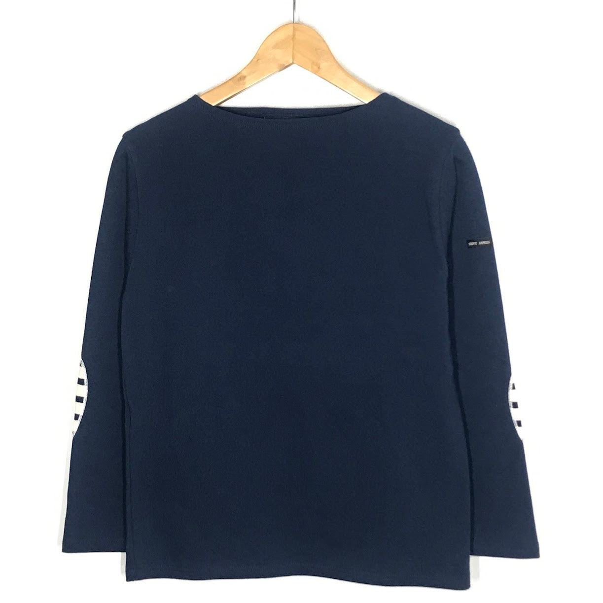 SAINT JAMES | セントジェームス OUESSANT ELBOW PATCH 長袖Ｔシャツ ネイビー【倉吉店】