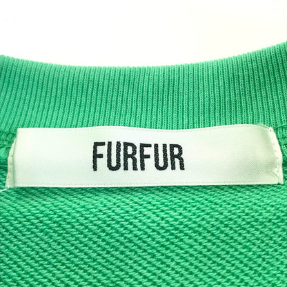 furfur | ファーファー ロゴ刺繍ウエストリブスウェットワンピース ワンピース RWCO245032 グリーン【倉吉店】