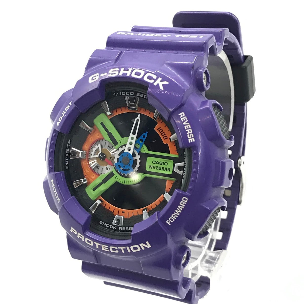 G-SHOCK | ジーショック エヴァンゲリヲン新劇場版/初号機 アナデジクォーツ 腕時計 GA-110EV-6AJR パープル【倉吉店】