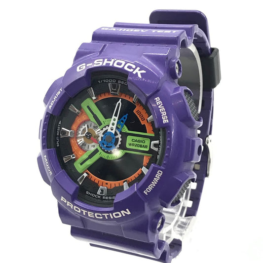 G-SHOCK | ジーショック エヴァンゲリヲン新劇場版/初号機 アナデジクォーツ 腕時計 GA-110EV-6AJR パープル【倉吉店】