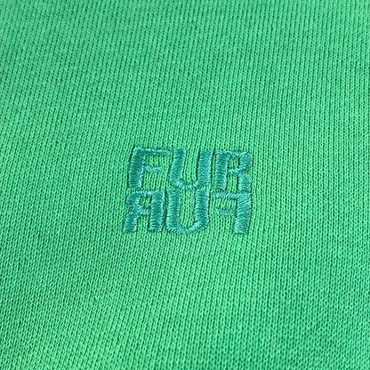 furfur | ファーファー ロゴ刺繍ウエストリブスウェットワンピース ワンピース RWCO245032 グリーン【倉吉店】