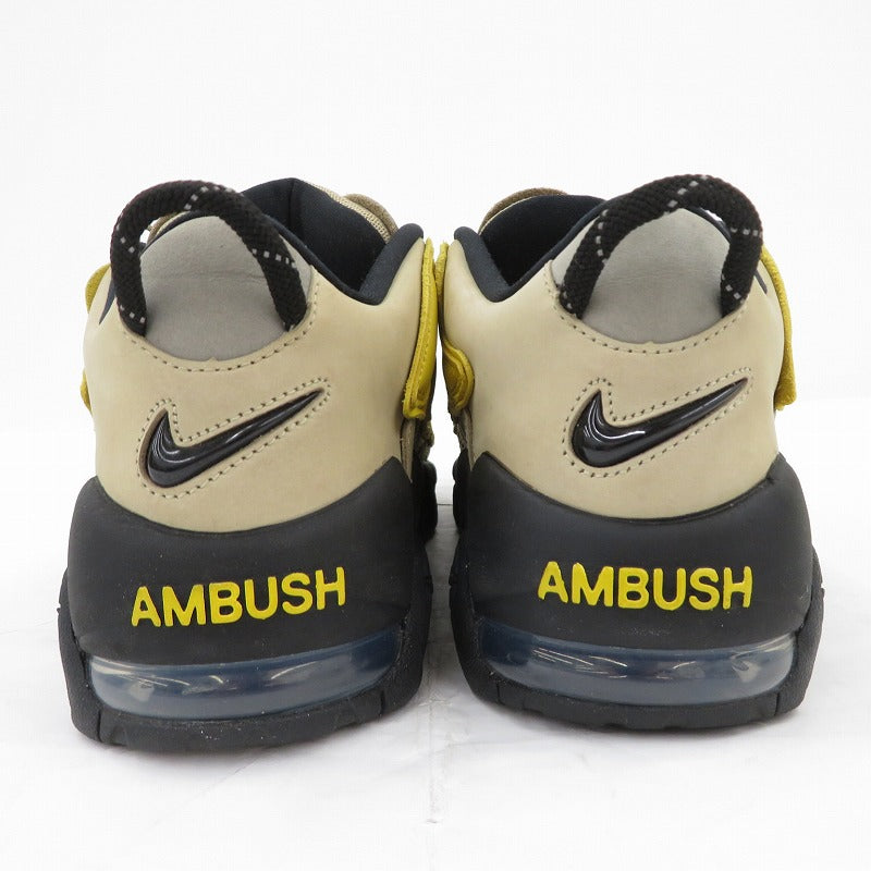 NIKE | ナイキ ×AMBUSH 'Vivid Sulfur and Limestone' スニーカー FB1299-200 エアモアアップテンポ ベージュ 28cm【瀬戸大橋店】