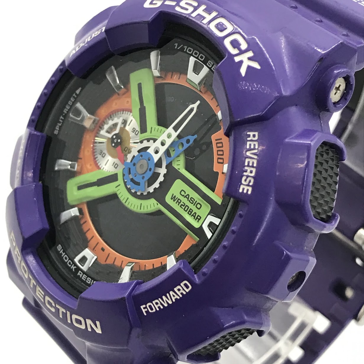 G-SHOCK | ジーショック エヴァンゲリヲン新劇場版/初号機 アナデジクォーツ 腕時計 GA-110EV-6AJR パープル【倉吉店】