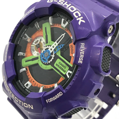 G-SHOCK | ジーショック エヴァンゲリヲン新劇場版/初号機 アナデジクォーツ 腕時計 GA-110EV-6AJR パープル【倉吉店】