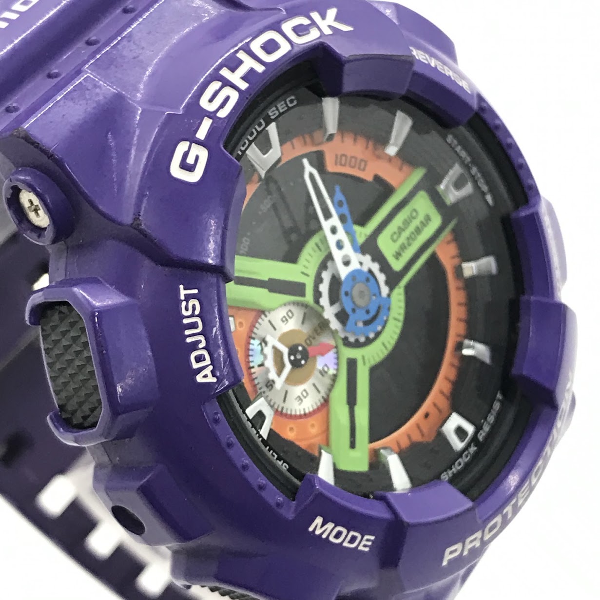 G-SHOCK | ジーショック エヴァンゲリヲン新劇場版/初号機 アナデジクォーツ 腕時計 GA-110EV-6AJR パープル【倉吉店】