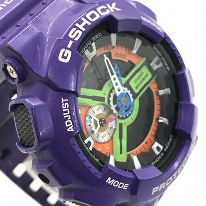 G-SHOCK | ジーショック エヴァンゲリヲン新劇場版/初号機 アナデジクォーツ 腕時計 GA-110EV-6AJR パープル【倉吉店】
