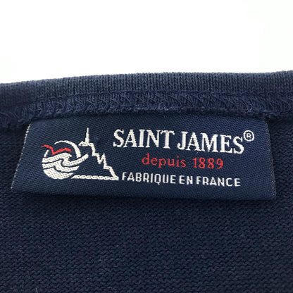 SAINT JAMES | セントジェームス OUESSANT ELBOW PATCH 長袖Ｔシャツ ネイビー【倉吉店】