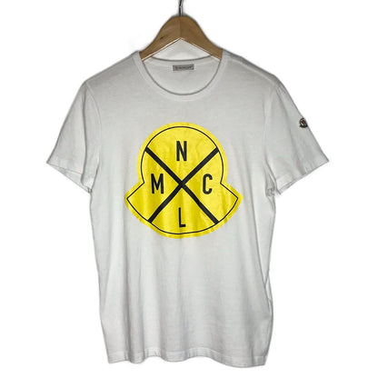 MONCLER | モンクレール MAGLIA T-SHIRT 半袖Ｔシャツ C-SCOM-19-18991 ホワイト サイズ：S【倉吉店】【代金引換不可・日時指定不可】【ポスト投函】
