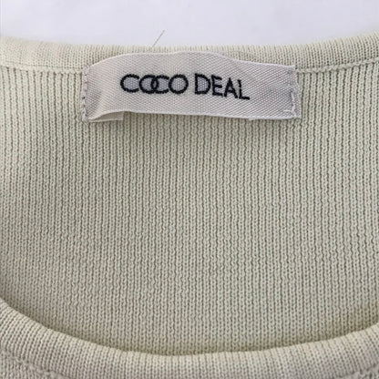 COCODEAL | ココディール カットディティールティアードニットワンピース ワンピース 75235354 ベージュ サイズ：2【倉吉店】