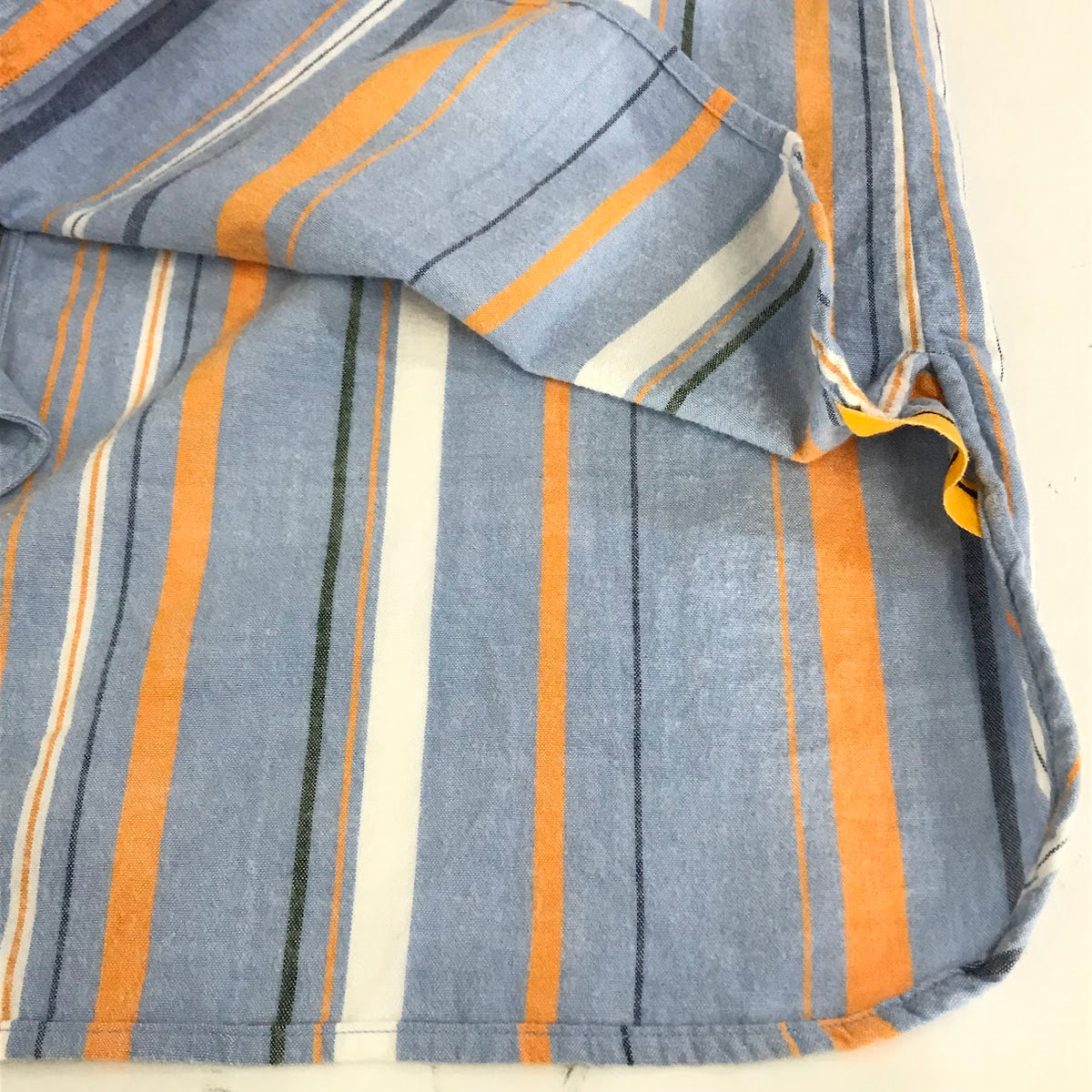 Nigel Cabourn | ナイジェルケーボン ストライプ 長袖シャツ 8049-12-10110 ブルー サイズ：S【倉吉店】