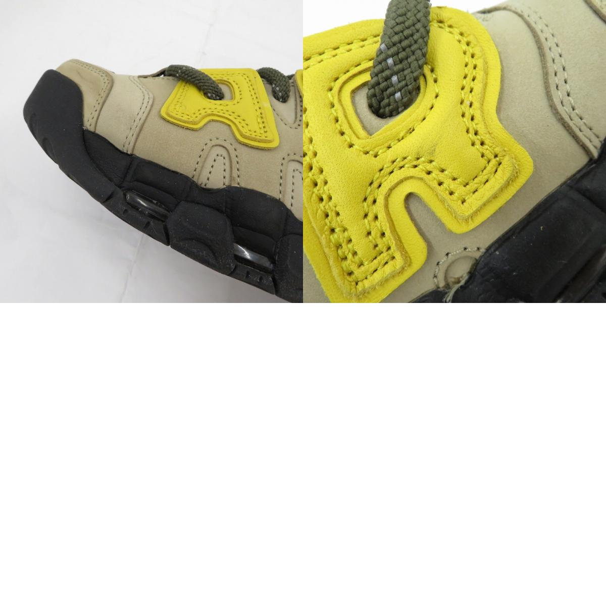 NIKE | ナイキ ×AMBUSH 'Vivid Sulfur and Limestone' スニーカー FB1299-200 エアモアアップテンポ ベージュ 28cm【瀬戸大橋店】