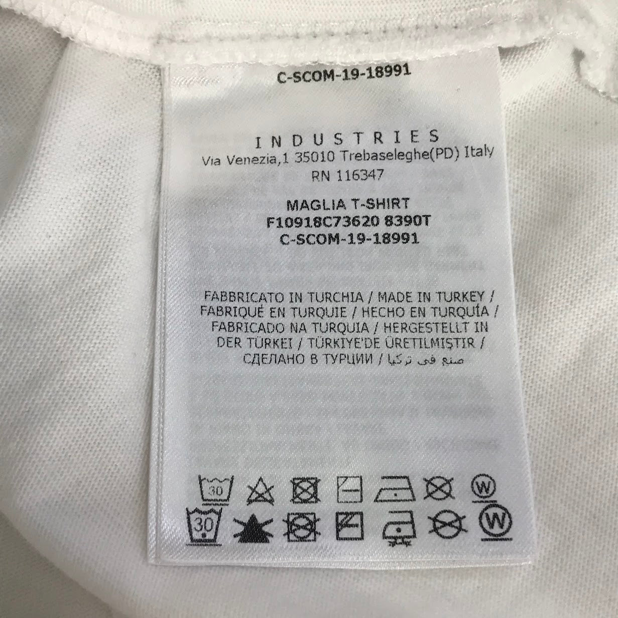 MONCLER | モンクレール MAGLIA T-SHIRT 半袖Ｔシャツ C-SCOM-19-18991 ホワイト サイズ：S【倉吉店】【代金引換不可・日時指定不可】【ポスト投函】