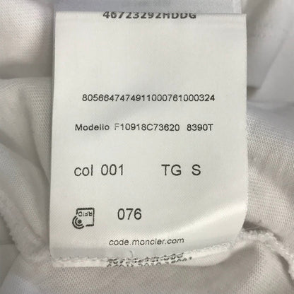 MONCLER | モンクレール MAGLIA T-SHIRT 半袖Ｔシャツ C-SCOM-19-18991 ホワイト サイズ：S【倉吉店】【代金引換不可・日時指定不可】【ポスト投函】