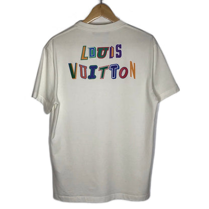 LOUIS VUITTON | ルイ・ヴィトン NBA Back Letter LV T-Shirt 半袖Ｔシャツ RM212M DT3 HLY20W アイボリー サイズ：M【倉吉店】