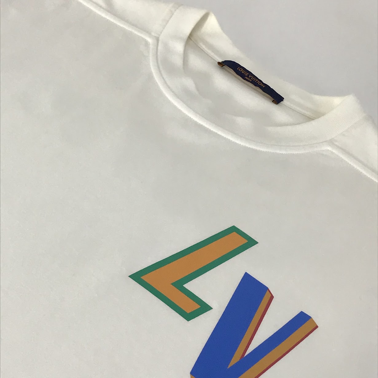 LOUIS VUITTON | ルイ・ヴィトン NBA Back Letter LV T-Shirt 半袖Ｔシャツ RM212M DT3 HLY20W アイボリー サイズ：M【倉吉店】