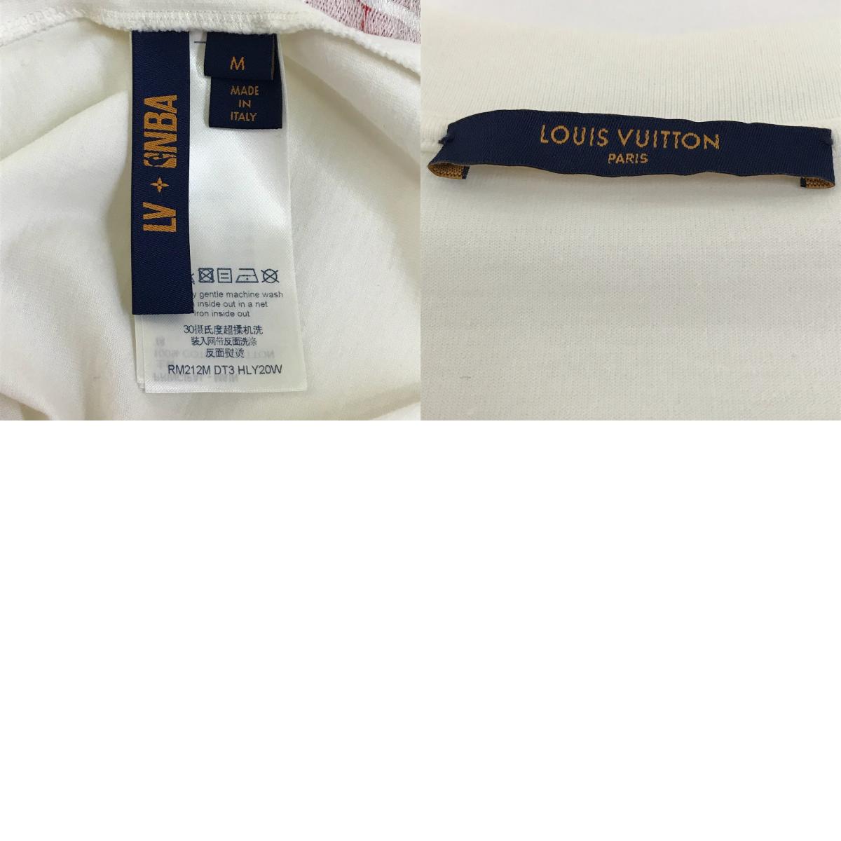 LOUIS VUITTON | ルイ・ヴィトン NBA Back Letter LV T-Shirt 半袖Ｔシャツ RM212M DT3 HLY20W アイボリー サイズ：M【倉吉店】