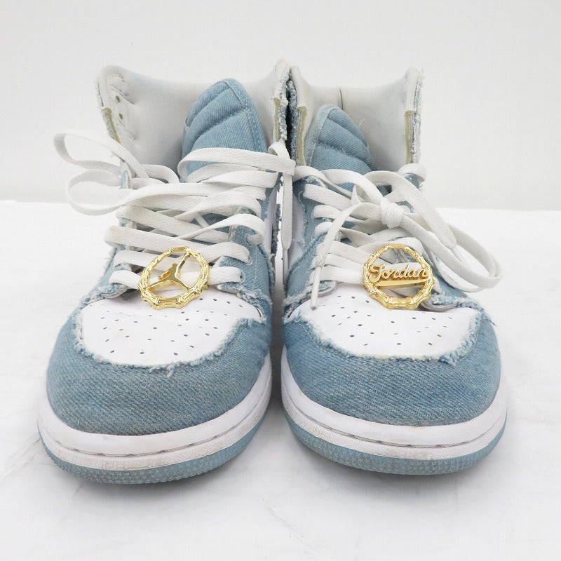 NIKE | ナイキ WMNS AJ1 High OG 'Denim' スニーカー DM9036-104 エアジョーダン ブルー 28cm【瀬戸大橋店】