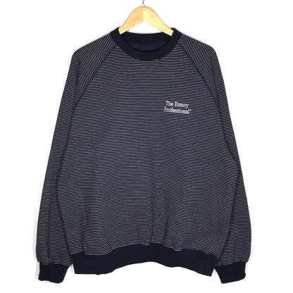 The Ennoy Professional｜エンノイ BOADER CREW NECK SWEAT ボーダー柄 スウェット AW25BRENCT01NTL ネイビー サイズ：XL【倉吉店】