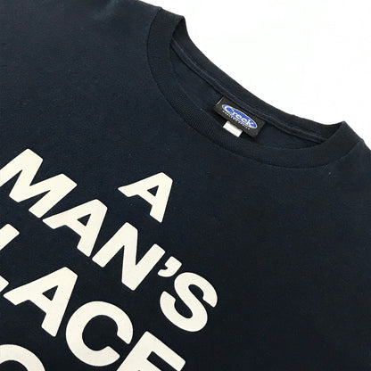CREEK | クリーク A MANS PLACE IS ON HIS BOAT 半袖Ｔシャツ ネイビー サイズ：XL【倉吉店】