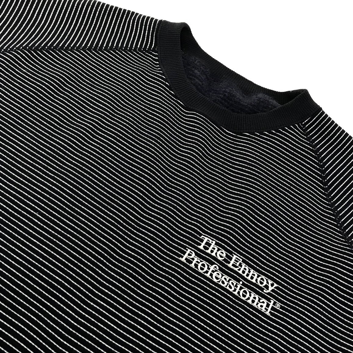 The Ennoy Professional｜エンノイ BOADER CREW NECK SWEAT ボーダー柄 スウェット AW25BRENCT01NTL ネイビー サイズ：XL【倉吉店】