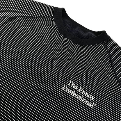 The Ennoy Professional｜エンノイ BOADER CREW NECK SWEAT ボーダー柄 スウェット AW25BRENCT01NTL ネイビー サイズ：XL【倉吉店】
