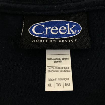 CREEK | クリーク A MANS PLACE IS ON HIS BOAT 半袖Ｔシャツ ネイビー サイズ：XL【倉吉店】