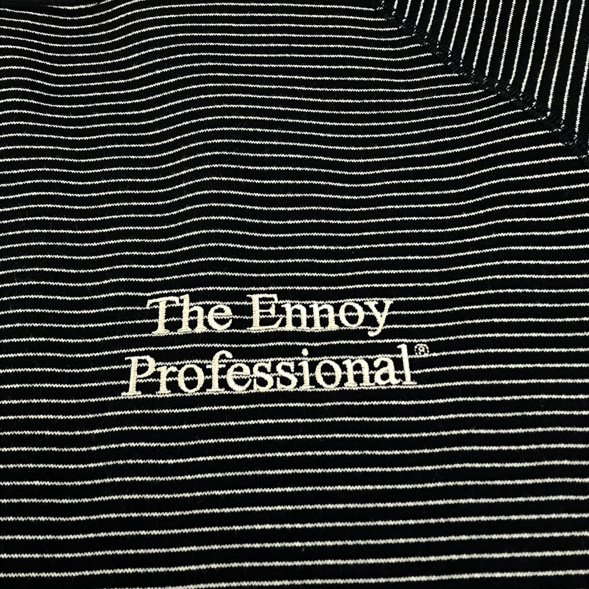 The Ennoy Professional｜エンノイ BOADER CREW NECK SWEAT ボーダー柄 スウェット AW25BRENCT01NTL ネイビー サイズ：XL【倉吉店】