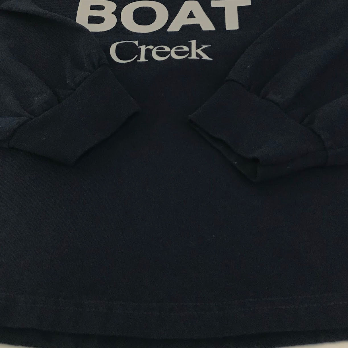 CREEK | クリーク A MANS PLACE IS ON HIS BOAT 半袖Ｔシャツ ネイビー サイズ：XL【倉吉店】
